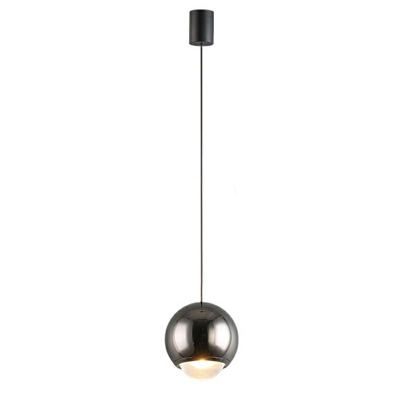 Modern Round Acrylic Pendant Light with Adjustable Hanging Length and LED Bulb for Residential Use
