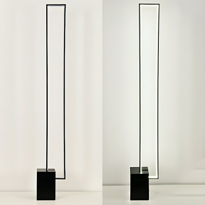 Modern Metal Floor Lamp with Ambiance-Enhancing Silica Gel Shade