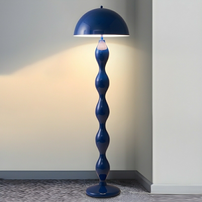 Modern Metal Floor Lamp with Bowl Shade and Foot Switch, Perfect for 35-40 Women