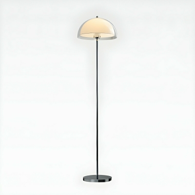 Elegant Metal Floor Lamp with Acrylic Shade for Modern Home Decor