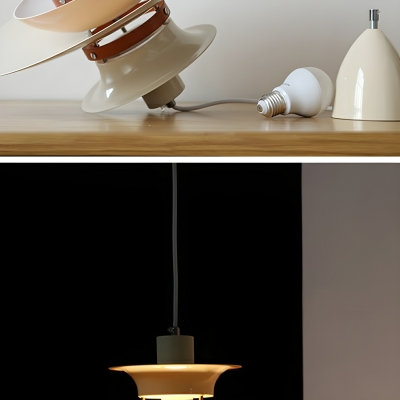 Modern Metal Pendant Light with Adjustable Hanging Length and Contemporary Aluminum Shade