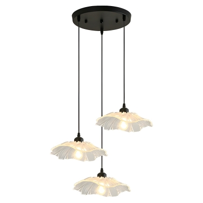 Modern White Saucer Pendant Light with Adjustable Hanging Length for Residential Use