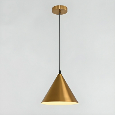 Modern Gold Pendant Light with Adjustable Hanging Length - Perfect for Non-Residential Use