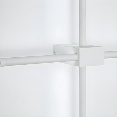 Modern Metal Linear LED Wall Sconce in White Light with Rocker Switch