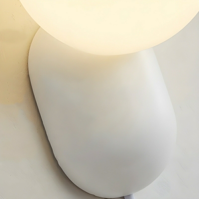 Modern Resin Wall Sconce - Ambient Lighting, No Assembly Required