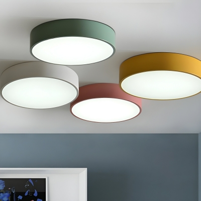 Acrylic Cylinder Shape LED Bulb Modern Flush Mount Ceiling Light Suitable for Residential Use