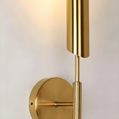 Elegant Modern Gold Wall Sconce with Bi-pin Light for Contemporary Homes
