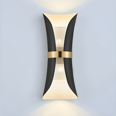 Elegant Warm Light Accent Metal Wall Sconce with Unique Design and Shade