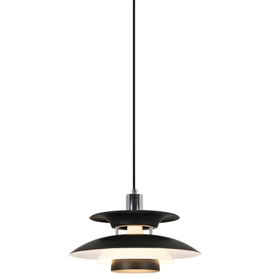 Modern Metal Pendant Light with Hanging Shade and Adjustable Hanging Length