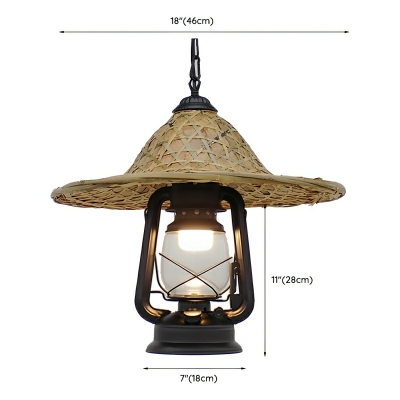 Modern Clear Glass Pendant Light with Round Canopy - Hanging Light for Residential Use