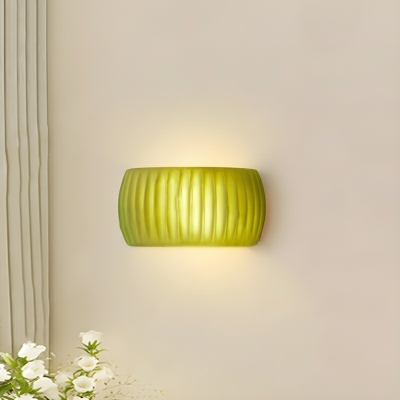 Modern Resin 1-Light Wall Sconce with Warm Light Up & Down Lighting