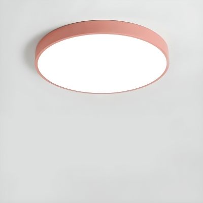 Sleek Acrylic Circle LED Flush Mount Ceiling Light with Downward Shade