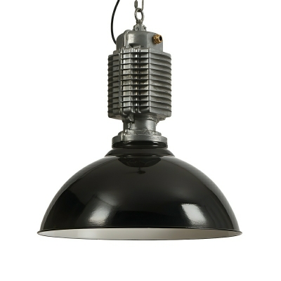 Modern Black Metal Pendant Light with Shade for Residential Use