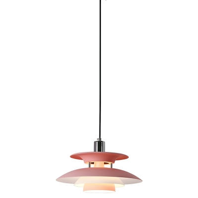 Modern Metal Pendant Light with Hanging Shade and Adjustable Hanging Length