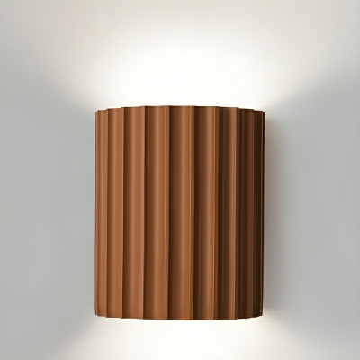 Modern 1-Light Hardwired Wall Light with Resin Shade for Living Room