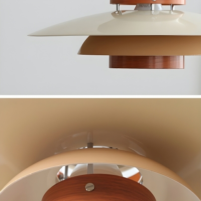 Modern Metal Pendant Light with Adjustable Hanging Length and Contemporary Aluminum Shade