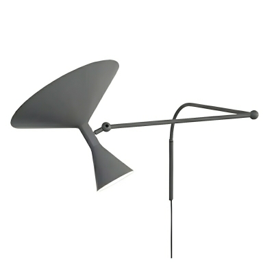 Modern Metal Wall Lamp with Unique Up & Down Shade for Residential Use