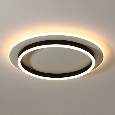 Acrylic 1-Light LED Flush Mount Ceiling Light in a Modern Style for Home Decor