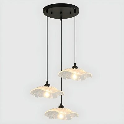 Modern White Saucer Pendant Light with Adjustable Hanging Length for Residential Use