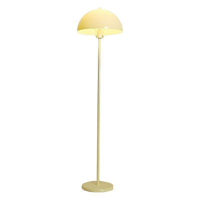 Elegant Metal Floor Lamp with Foot Switch and Acrylic Shade for Modern Home Decor