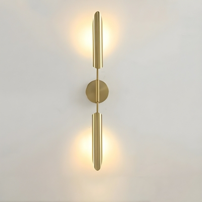 Elegant Modern Gold Wall Sconce with Bi-pin Light for Contemporary Homes