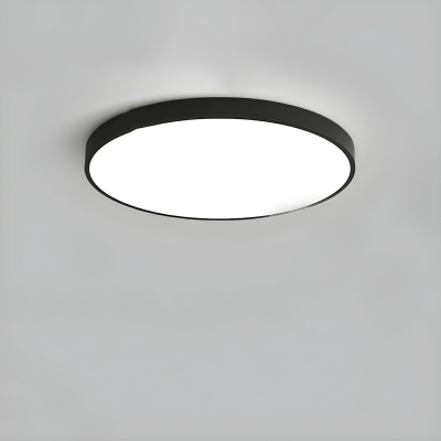 Acrylic Circle Flush Mount Ceiling Light with LED Bulbs for Residential Use