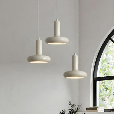 Modern White Pendant Light with Adjustable Hanging Length for Contemporary Residential Use