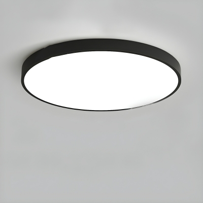 Acrylic Circle Flush Mount Ceiling Light with LED Bulbs for Residential Use