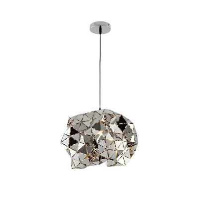 Modern Stainless-Steel Pendant Light with Adjustable Hanging Length
