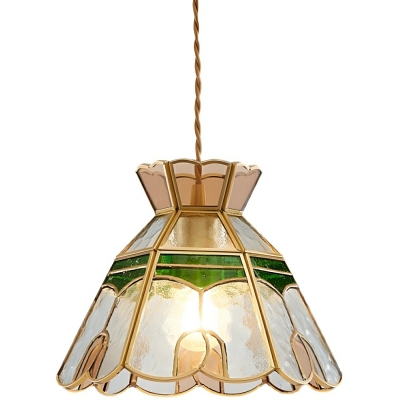 Stunning Tiffany Stained Glass Pendant with Adjustable Hanging Length for Beautifully lit Homes