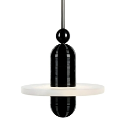Elegant Stone Pendant Light with Stone Shade and Contemporary Style for Residential Use