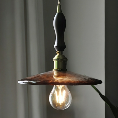 Industrial Water Glass Pendant with Adjustable Hanging Length