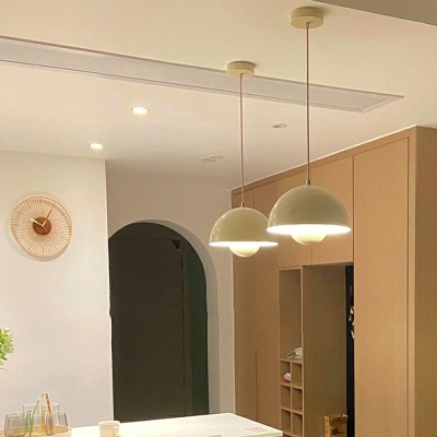 Modern Metal Pendant with Warm Light and Adjustable Hanging Length for Residential Use