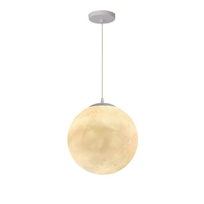 Modern Yellow Pendant Light with Adjustable Hanging Length for Residential Use