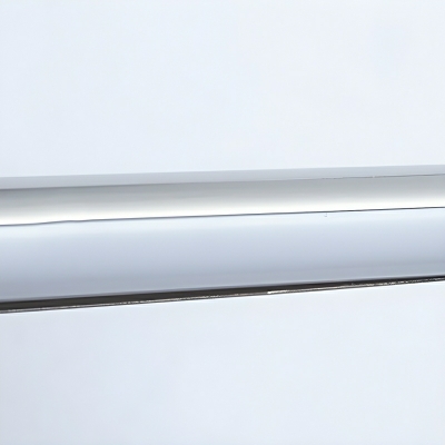Modern Vanity Light in Straight Metal Shape with White Light LED Bulbs