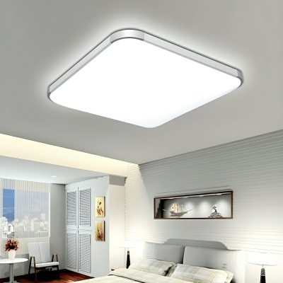Minimalist LED Ceiling Flush Mount Light with Acrylic Shade