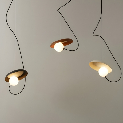 Modern Metal Pendant Light with Adjustable Hanging Length - Perfect for Contemporary Home Decor