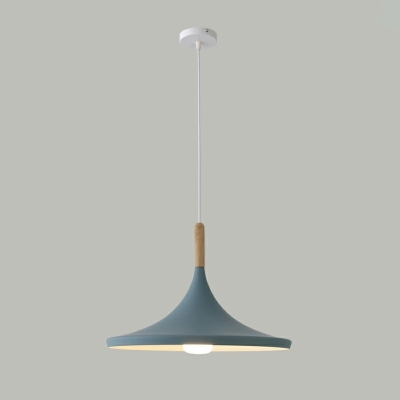 Modern Wood Pendant Light with Adjustable Hanging Length and Warm Light for Non-Residential Use