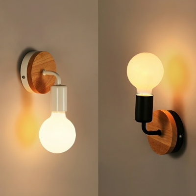 Sleek Modern Metallic 1-Light Wall Sconce with Bright LED Lighting