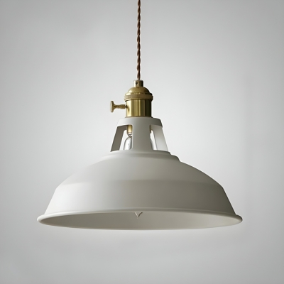Elegant Iron Dome Pendant Light with Adjustable Hanging Length for Modern Interiors