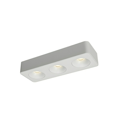 Geometric Modern Style LED Bulbs Flush Mount Ceiling Light with Aluminum Shade and Metal Body