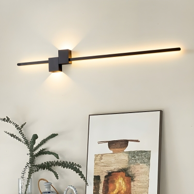 Metal LED Modern 3-Light Wall Sconce with Hardwired Power Source