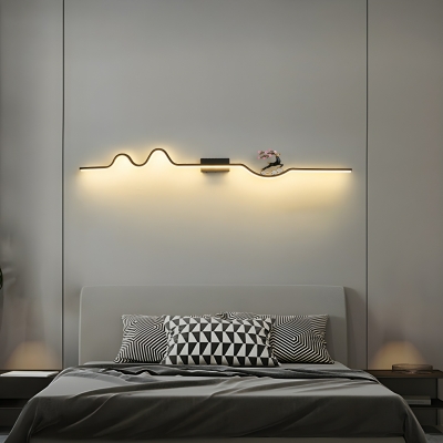 Modern Metal LED Wall Lamp with Ambience-enhancing Acrylic Shade