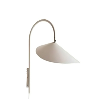 Chic Modern LED Wall Lamp with Iron Shade for Residential Use