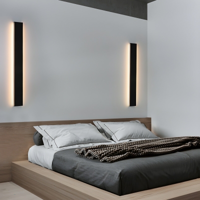 Elegant Modern Warm Light Hardwired Metal Wall Lamp with Acrylic Shade