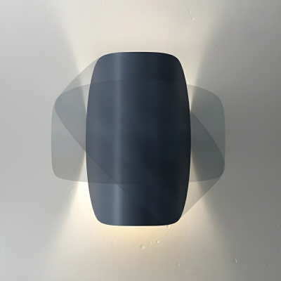 Modern Metal 1-Light Wall Sconce with Bi-pin Light and Ambinet Iron Shade