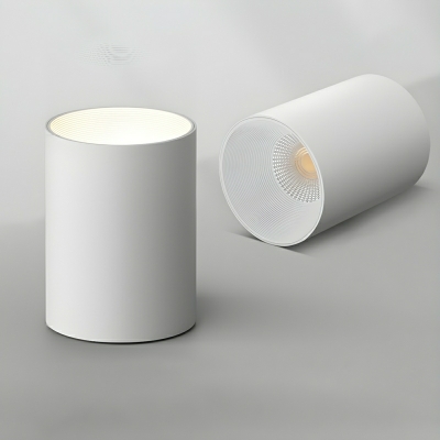 Sleek Cylinder Modern Flush Mount Ceiling Light for Residential Use
