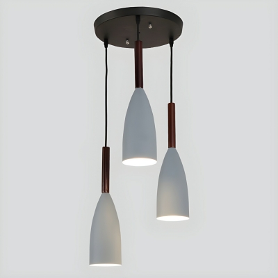 Sleek Modern Metal Pendant Light with Adjustable Length and Delicate Iron Shade for Stylish Home Use