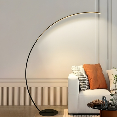 Stylish LED Metal Arc Floor Lamp with Foot Switch for Modern Ambience