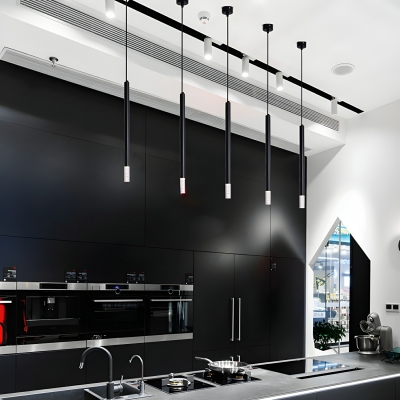 Modern Resin Pendant Light with Warm Light and Acrylic Shade for Contemporary Homes